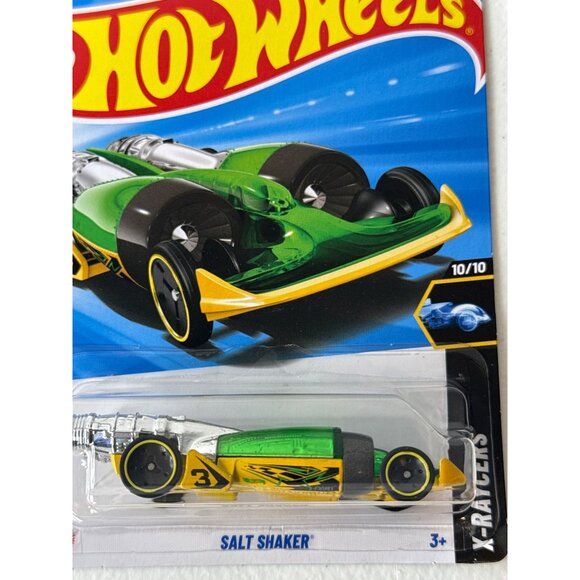 Hot Wheels Car Salt Shaker HW X Raycers Toy Lets Race Cars Kids Diecast 1 64 - Picture 2 of 7